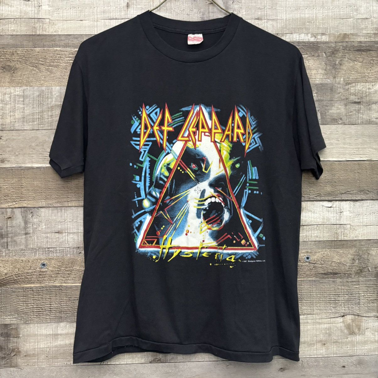 Band Tees Vintage 1987 Def Leopard Hysteria Tour Shirt Size US L / EU 52-54 / 3 - 1 Thumbnail