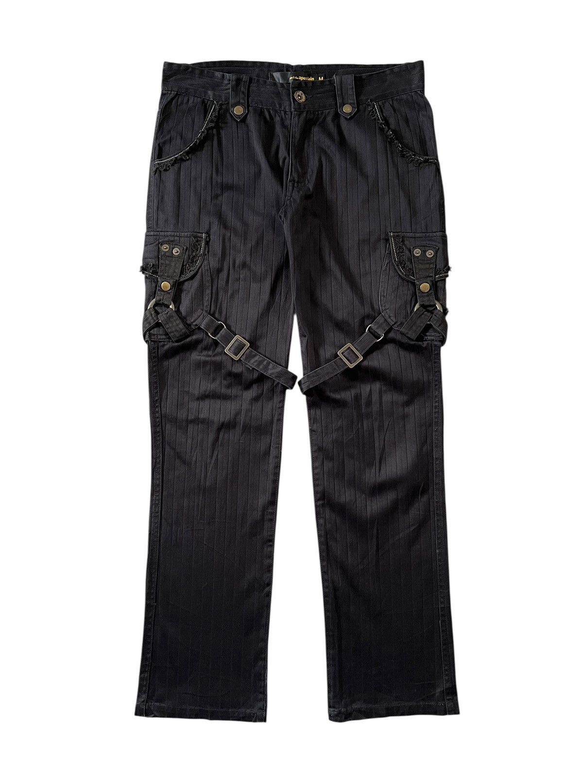 Japanese Brand Apestein 🇯🇵 Bondage Cargo Pants Size US 33 - 2 Thumbnail