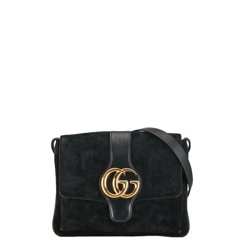 Gucci Gucci Gucci Suede Leather GG Marmont Shoulder Bag 550126 Leather Crossbody Bag 550126 in Very Good Condition Size ONE SIZE - 1 Thumbnail