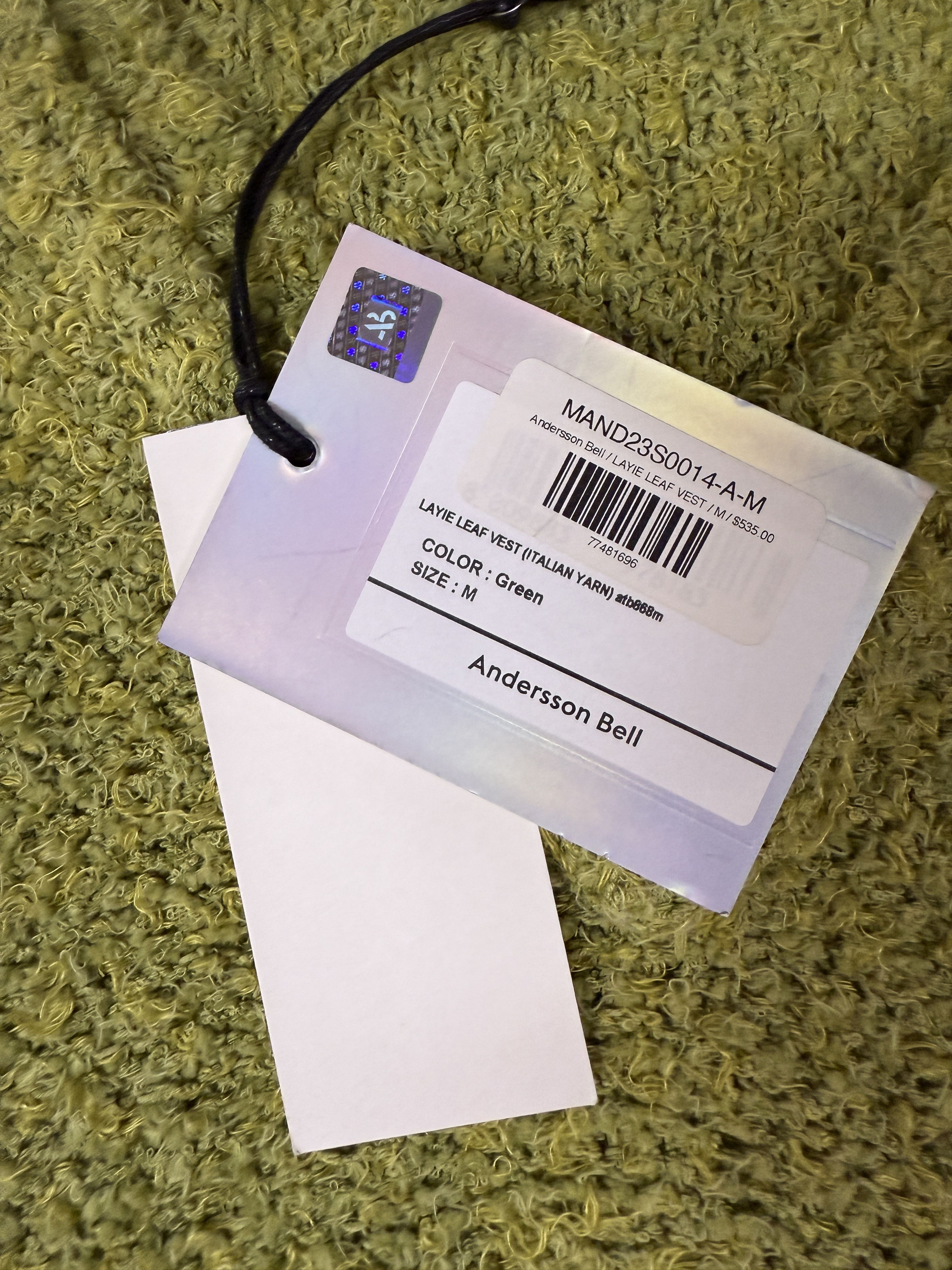 Andersson Bell $535 Andersson Bell Layie Leaf Vest Size US M / EU 48-50 / 2 - 8 Thumbnail