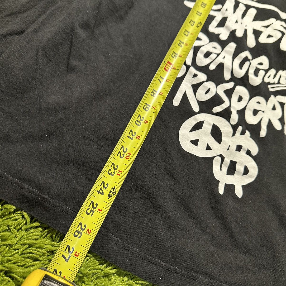 Stussy × Vintage Stussy Peace Love And Prosperity black long Sleeve tee Size US L / EU 52-54 / 3 - 4 Thumbnail