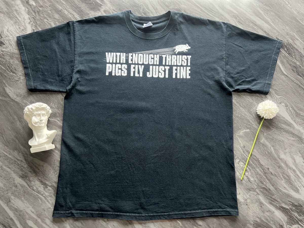 Other × Vintage When Enough Thrust Pigs Fly Just Fine ! Size US XL / EU 56 / 4 - 2 Thumbnail