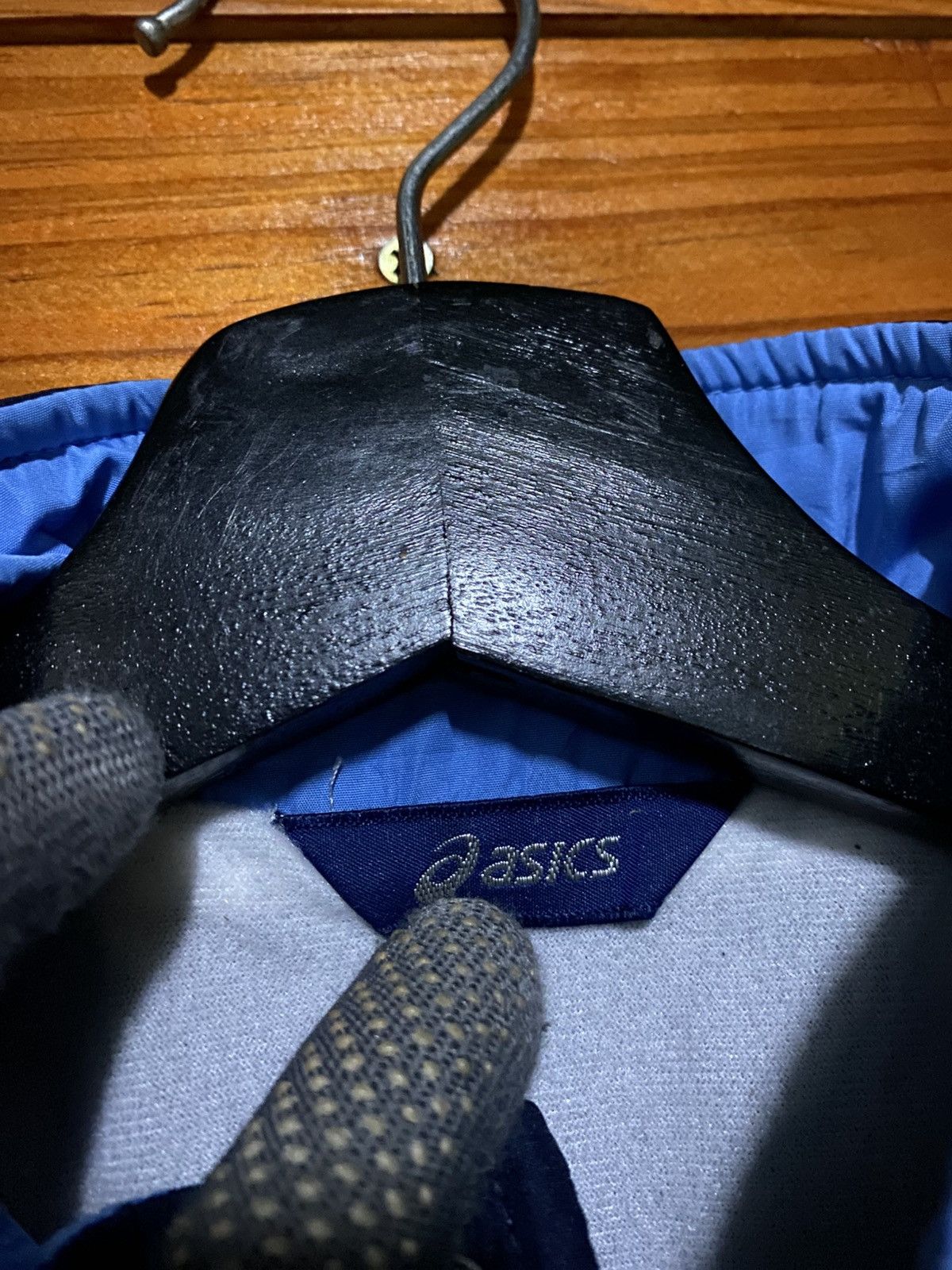 Asics Vintage 1990s Asics Navy & Sky Blue Track Jacket – Japanese Size US M / EU 48-50 / 2 - 5 Thumbnail
