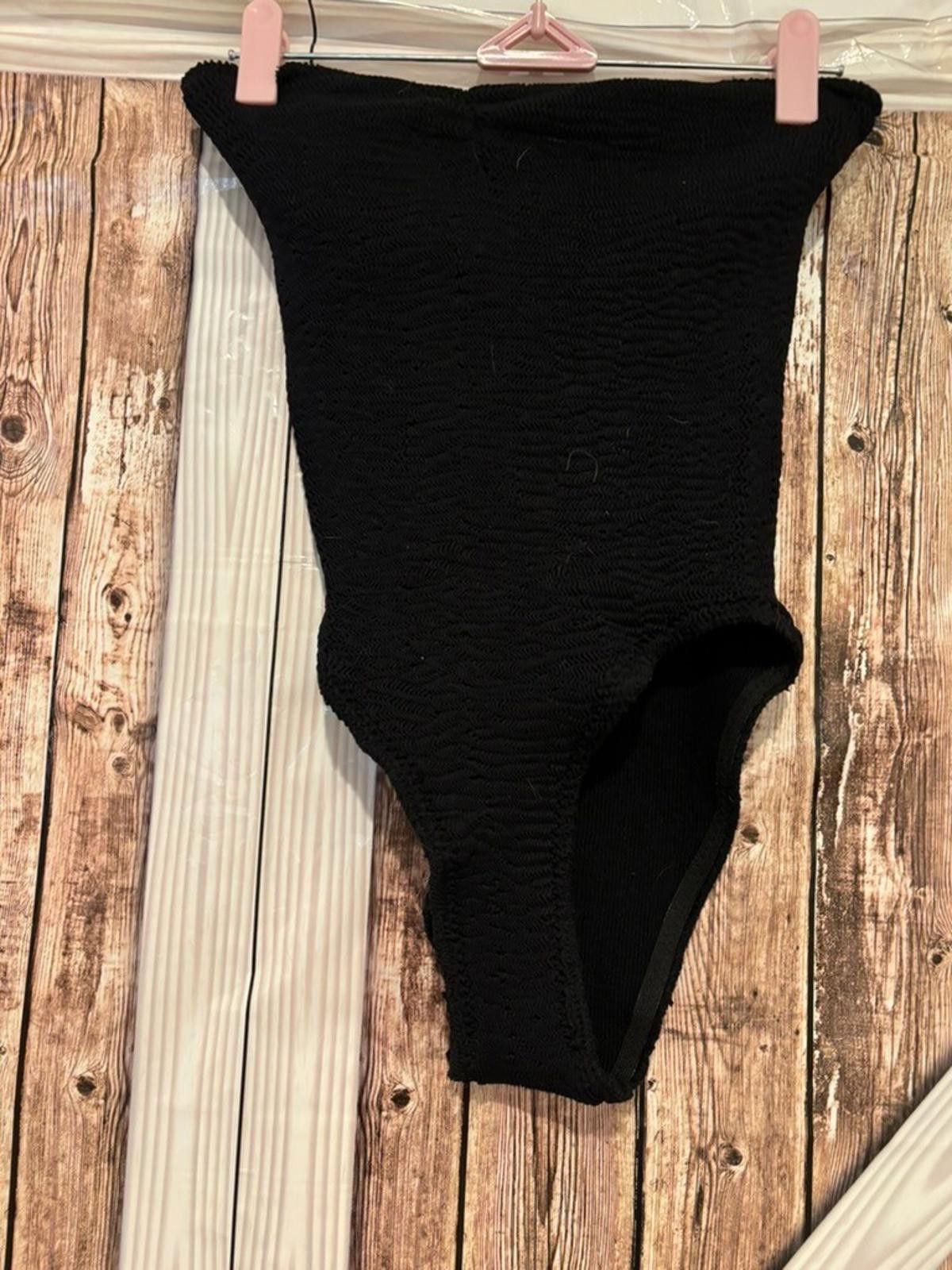 Designer Juniors girls black Isabella Rose sz M bathing suit Size ONE SIZE - 1 Thumbnail