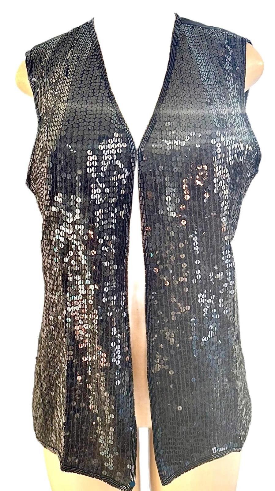 Other Sequin Top Black size 8 Size M / US 6-8 / IT 42-44 - 2 Thumbnail