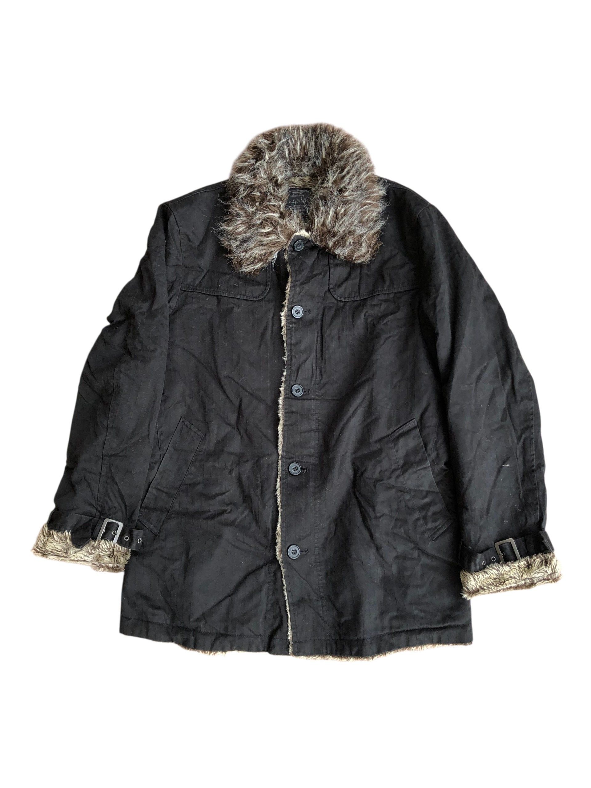 If Six Was Nine 2000s Louis Chavlon Fur Raccoon Jacket Vkei Y2k Size US L / EU 52-54 / 3 - 1 Thumbnail