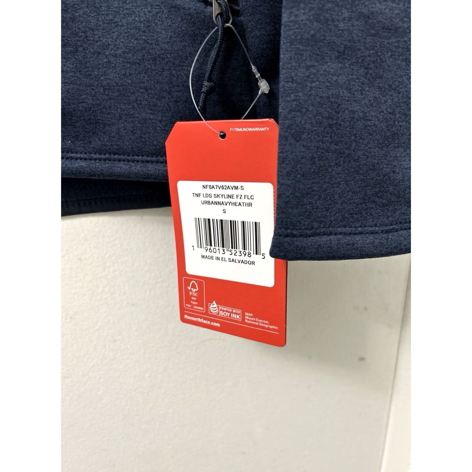 The North Face The North Face Skyline Fleece Jacket Womens Small Navy Full Zip Pockets L/S NWT Size S / US 4 / IT 40 - 5 Thumbnail