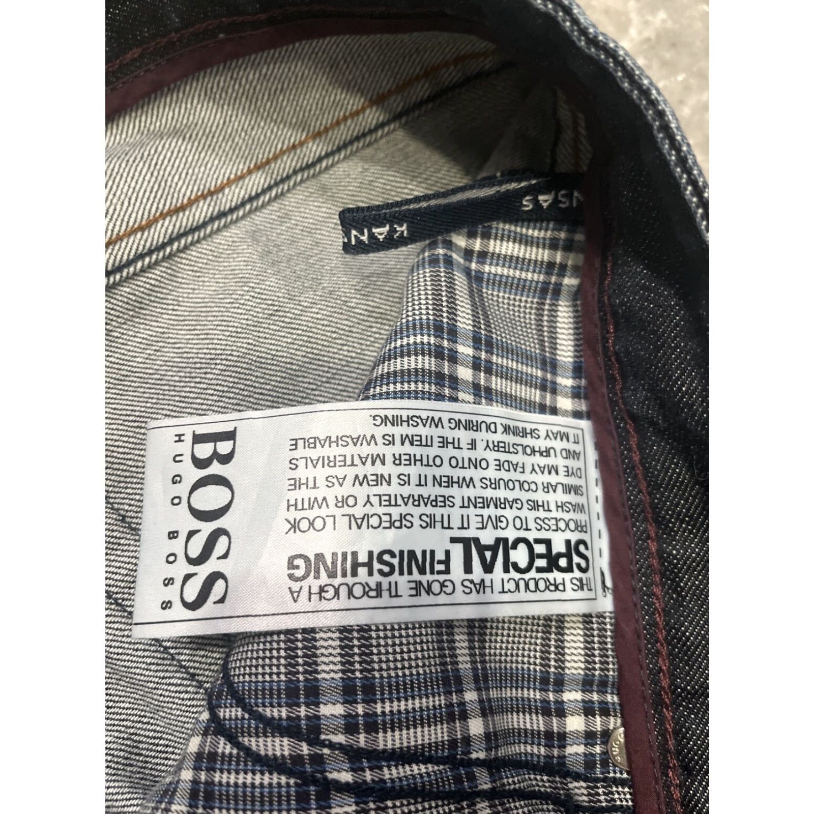 Hugo Boss HUGO BOSS Jeans Mens 38x32 Blue Kansas Zip Fly Regular Fit Size US 38 / EU 54 - 4 Thumbnail