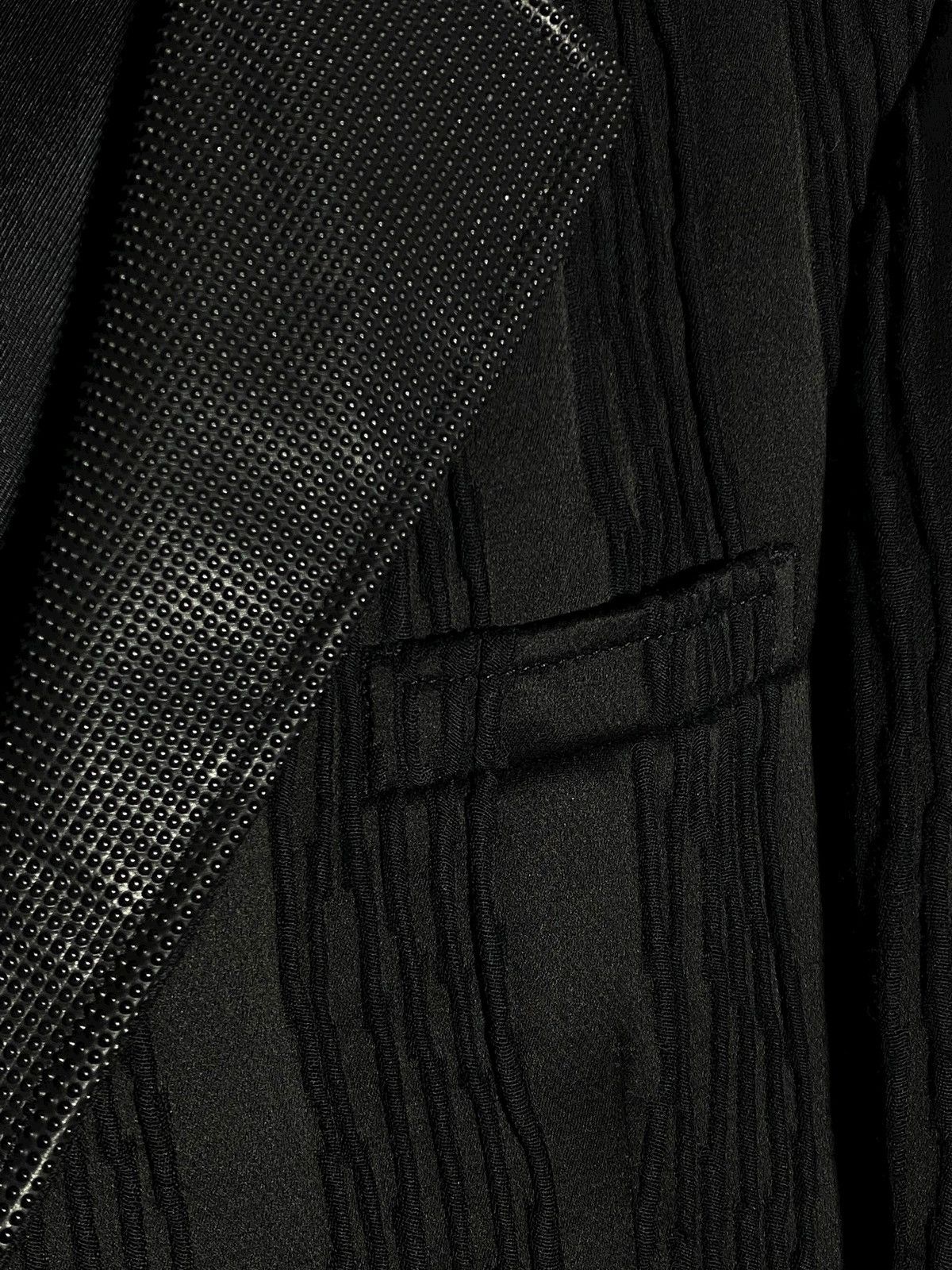 Emporio Armani Emporio Armani Johnny Line Jacquard Tailored Black Blazer Size 46R - 14 Thumbnail