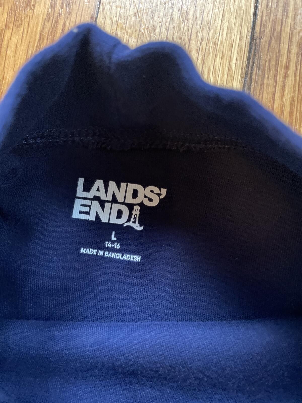 Lands' End Lands End Navy Men's Mock Turtlenecks (2) Size Large Size US L / EU 52-54 / 3 - 6 Thumbnail