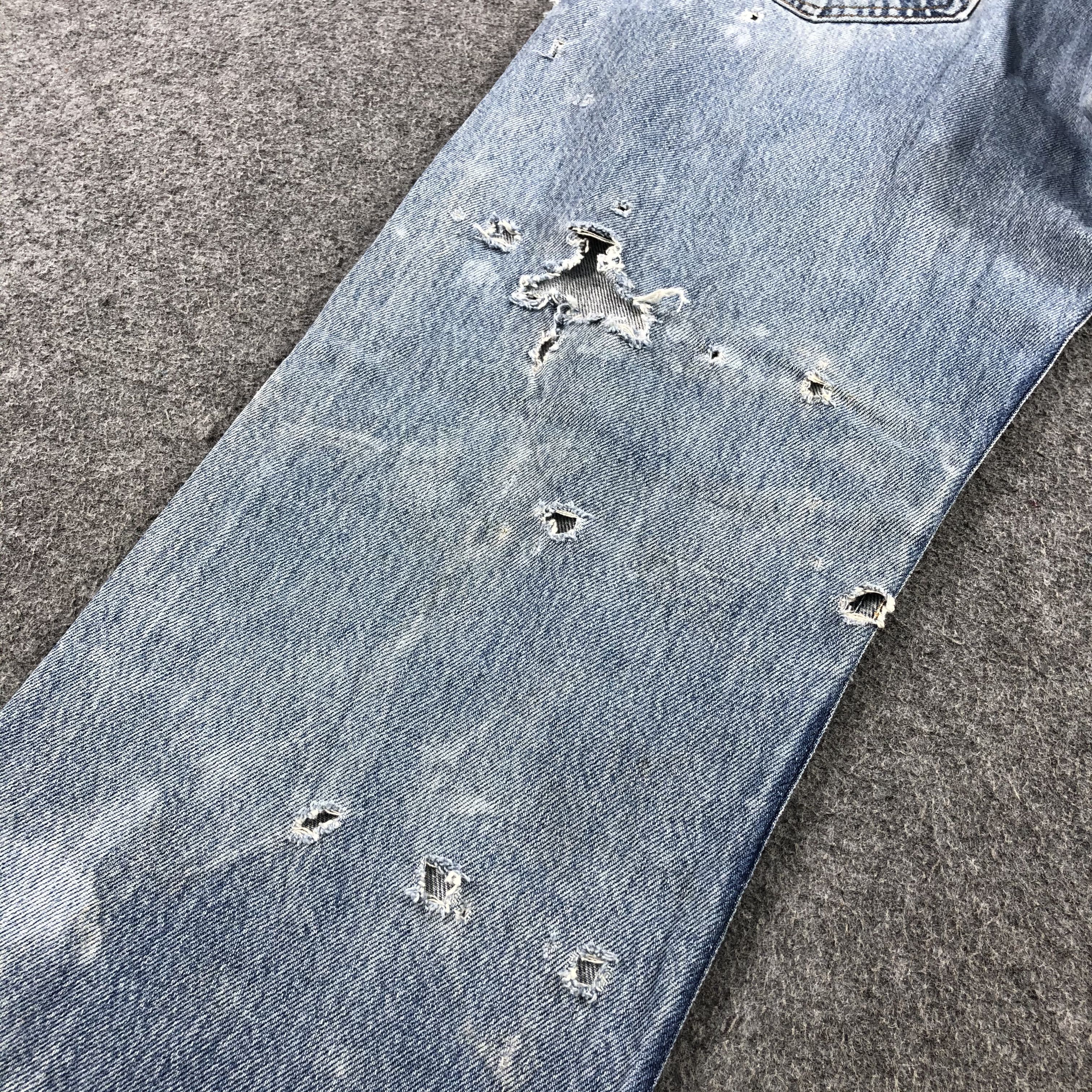 Levi's Vintage 90s Blue Wash Levis 501 Jeans-J1753 Size US 32 / EU 48 - 8 Thumbnail
