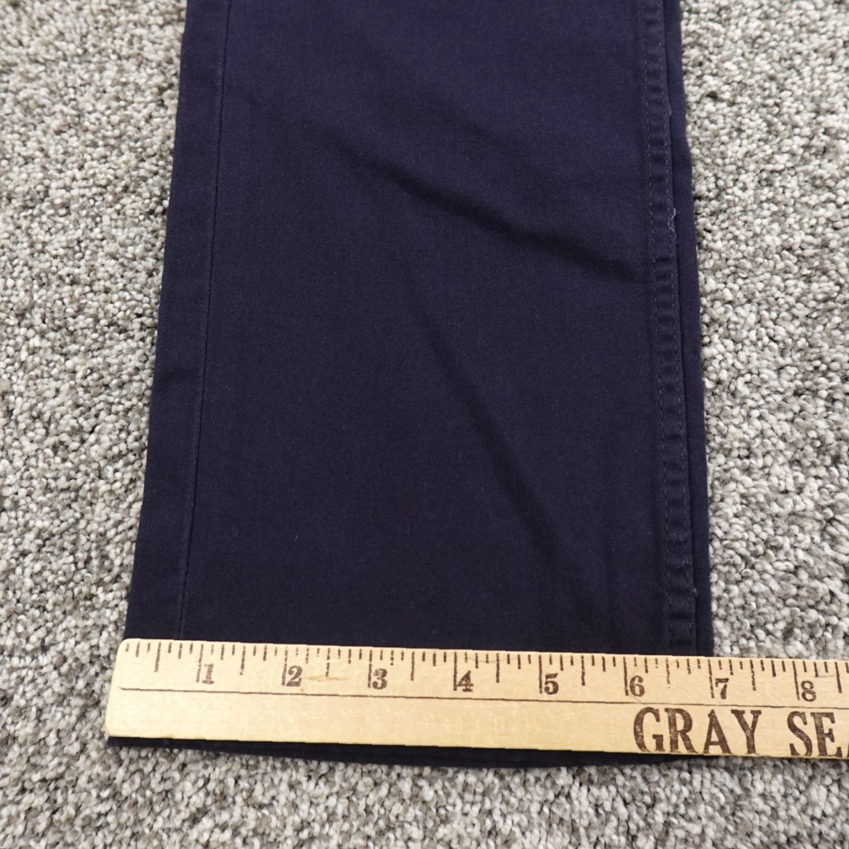 Chaps Chaps Pants Mens 30X30 Blue Chino 5 Pocket Stretch Golf Regular Inseam 30 Size US 30 / EU 46 - 3 Thumbnail