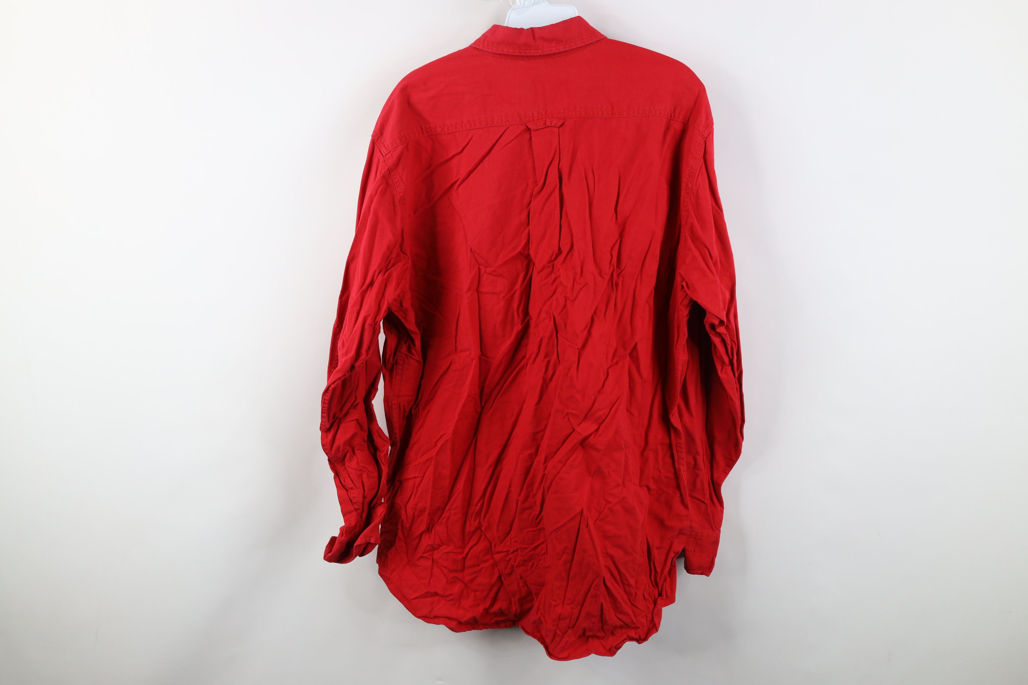 Cabelas Vintage 80s 90s Cabelas Pocket Collared Button Shirt Red Size US L / EU 52-54 / 3 - 12 Thumbnail