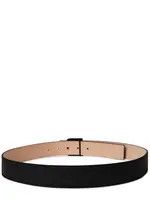 Balmain o1g2r1mq1024 Size: 95 Logo Belts in Black Size 36 - 2 Thumbnail