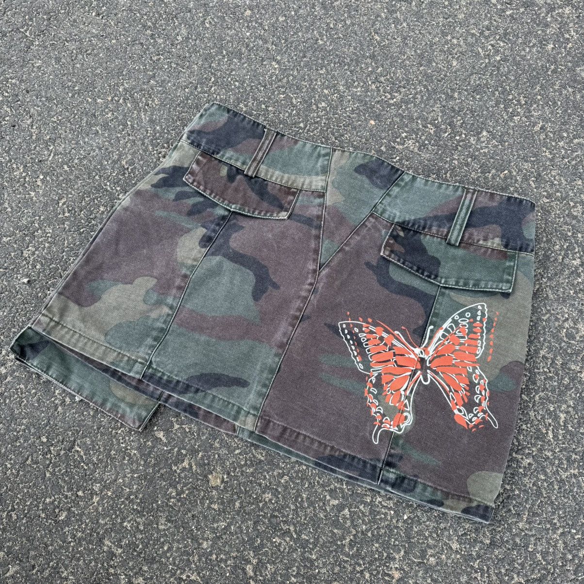 Billabong Billabong Belt Skirt y2k camo mini fisbone affliction jnco Size 26" / US 2 / IT 38 - 2 Thumbnail