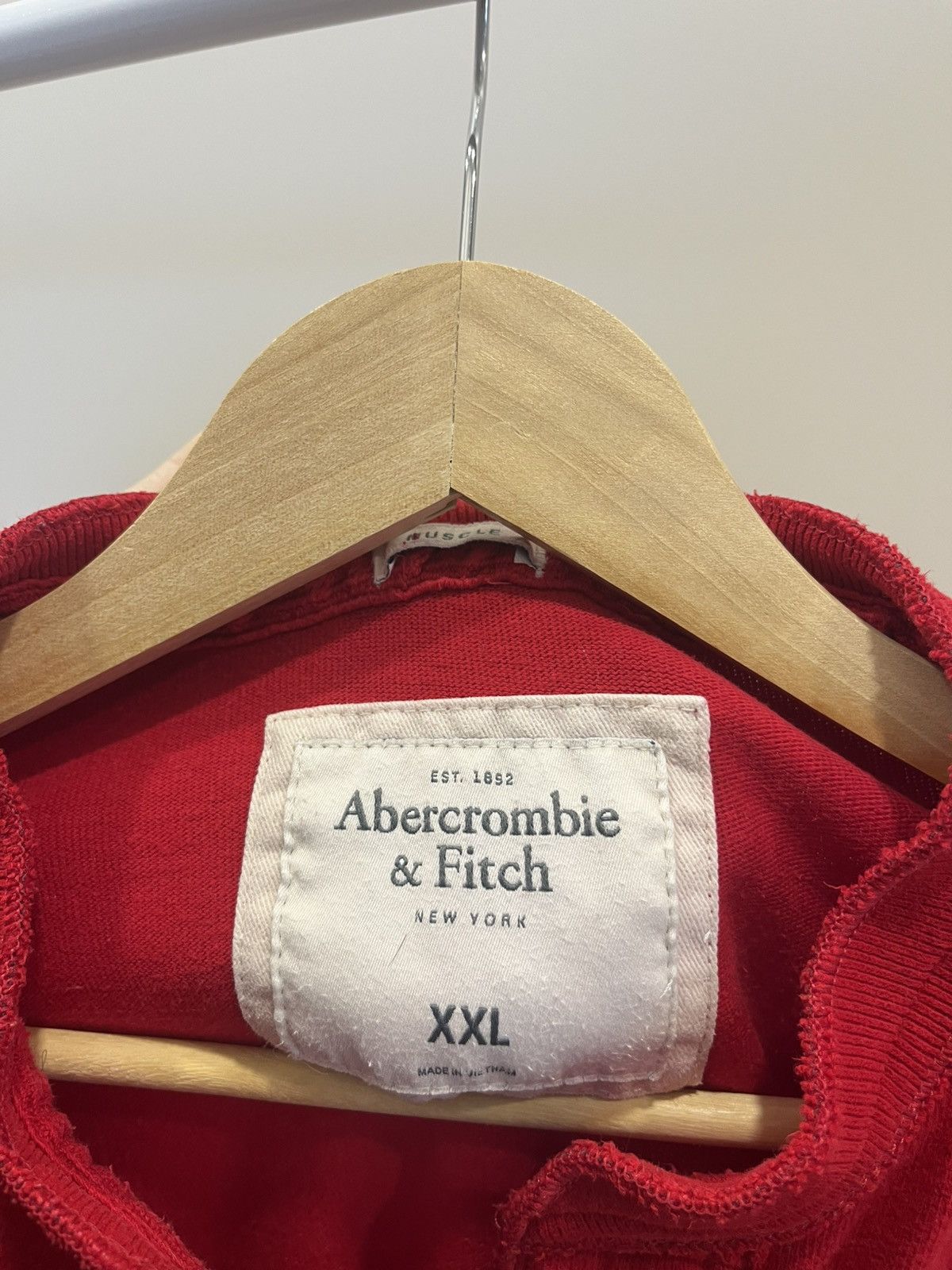 If Six Was Nine Vintage 90s Abercrombie Fitch Sweatshirt Crewneck Faded Red Size US XXL / EU 58 / 5 - 5 Thumbnail