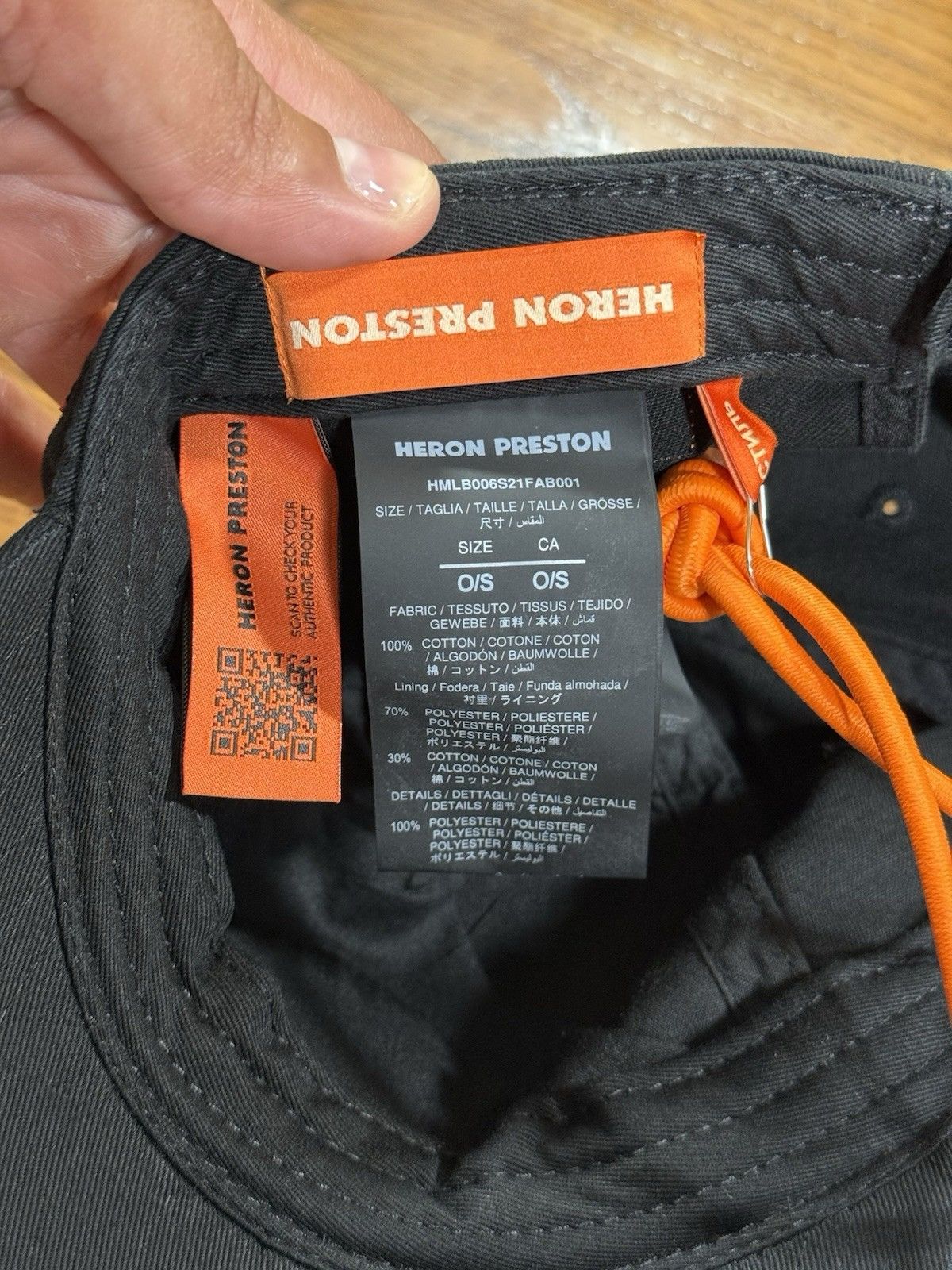 Heron Preston Heron Preston x Caterpillar Patch Baseball Cap Black OS NWT Size ONE SIZE - 9 Thumbnail