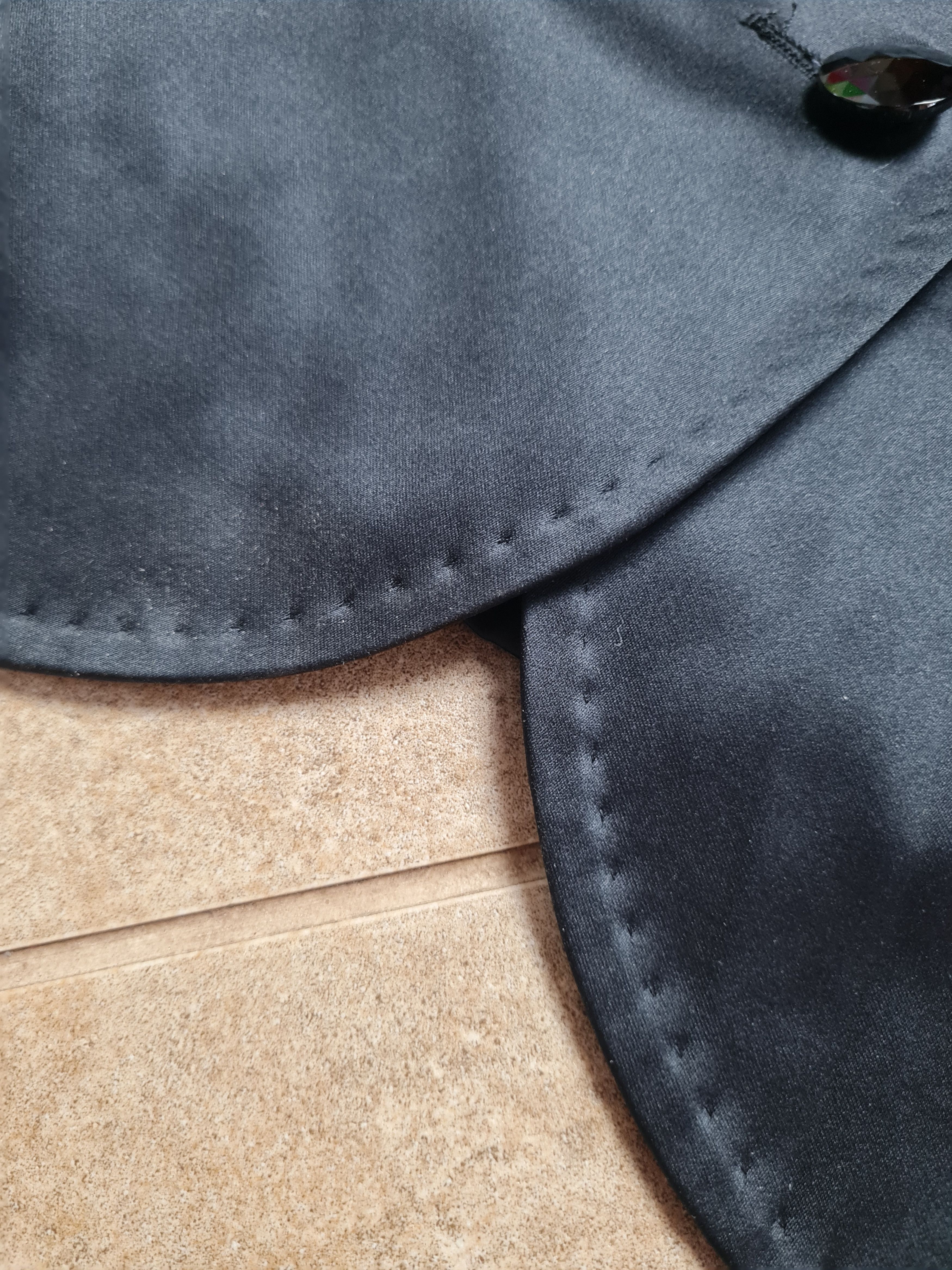 Max Mara Max Mara Black Satin Blazer Jacket Single Breasted Elegant Size M / US 6-8 / IT 42-44 - 15 Thumbnail
