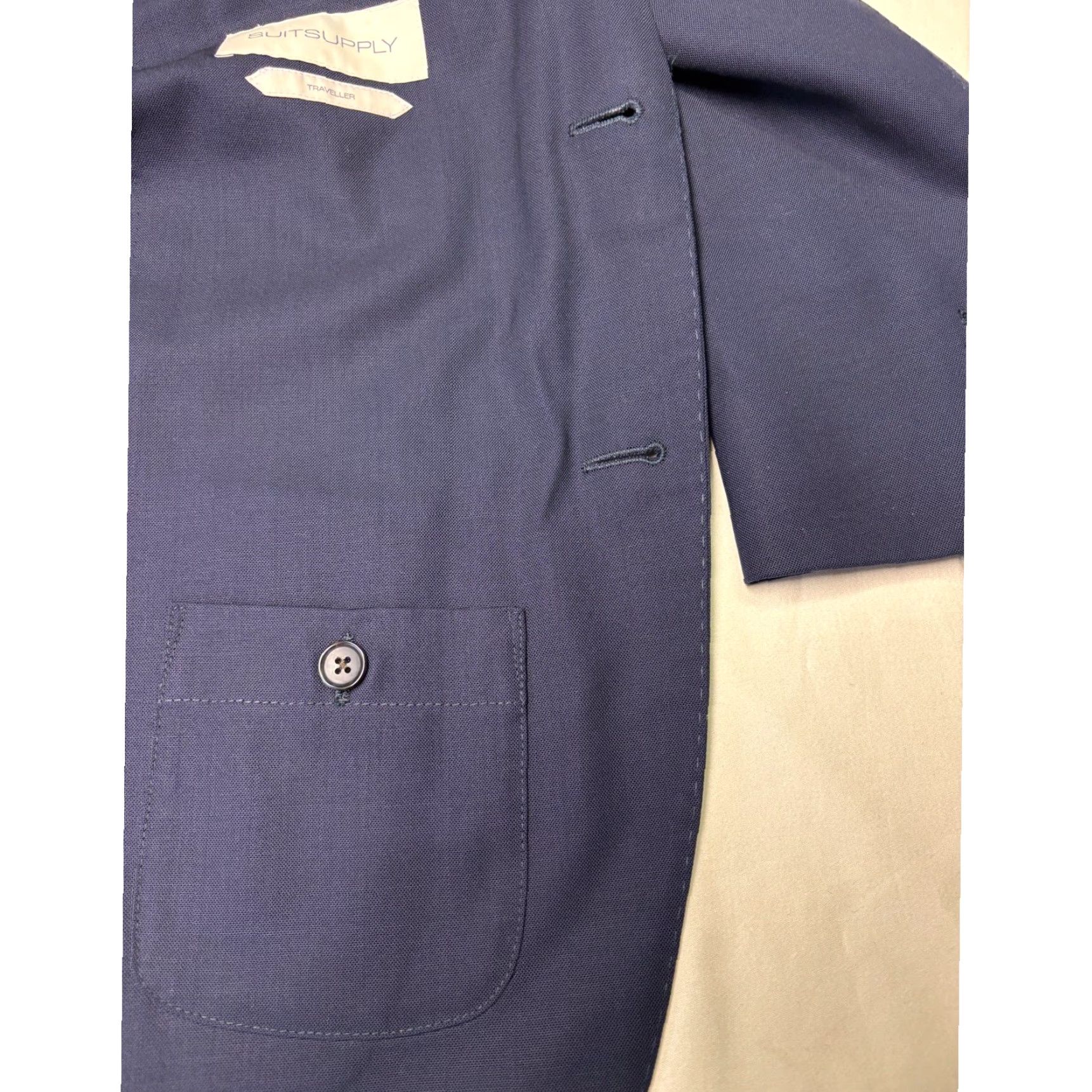 Suitsupply Suitsupply Blazer Navy Wool 34R Slim Jacket Men Size 34R - 6 Thumbnail