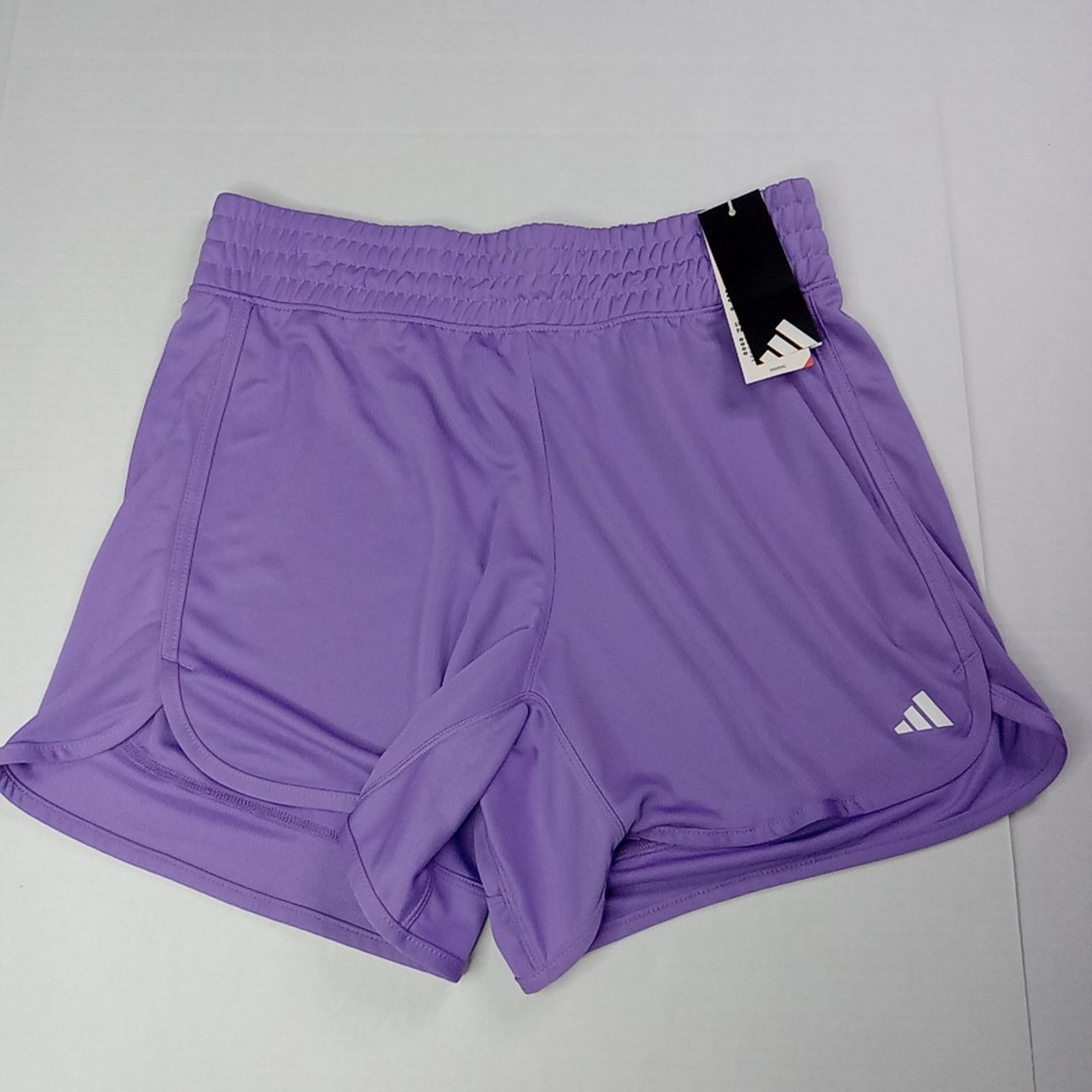 Adidas Adidas Women's Pacer Knit High-Rise Shorts Size M Purple Size 32" / US 10 / IT 46 - 1 Thumbnail