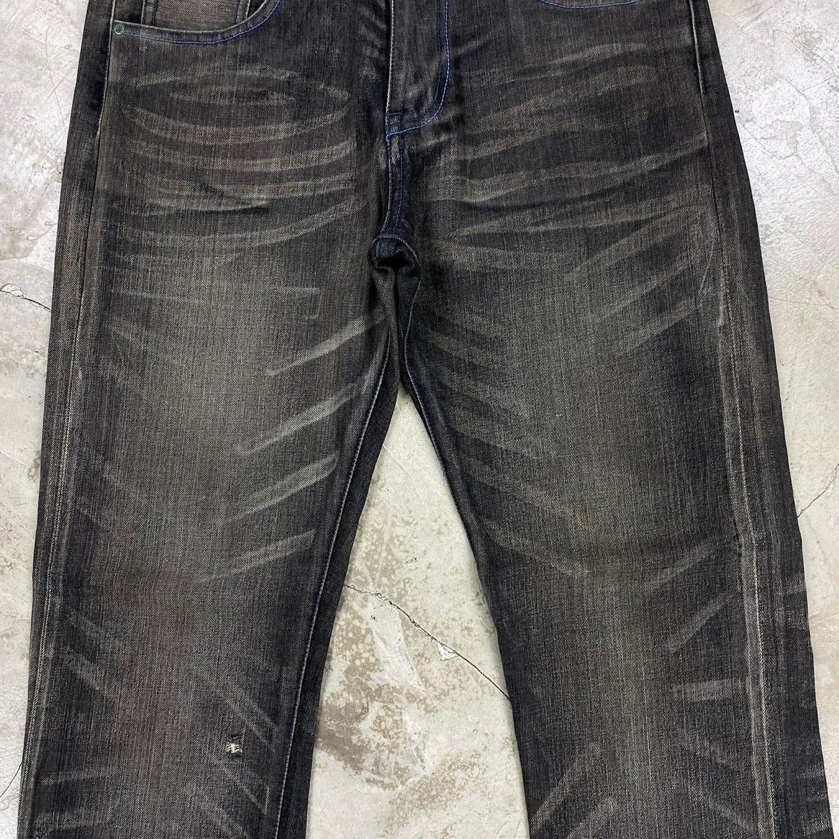 Neighborhood FW2008 Rigid Savage Selvedge Denim Pants Size US 34 / EU 50 - 4 Thumbnail