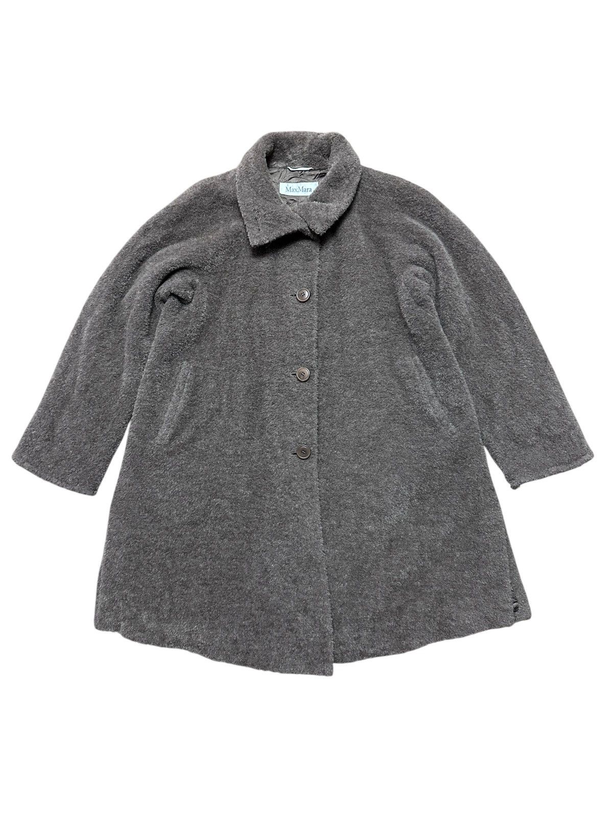 Max Mara RARE ‼️ Max Mara Teddy Bear Icon Coat Alpaca & Wool Size M / US 6-8 / IT 42-44 - 1 Thumbnail