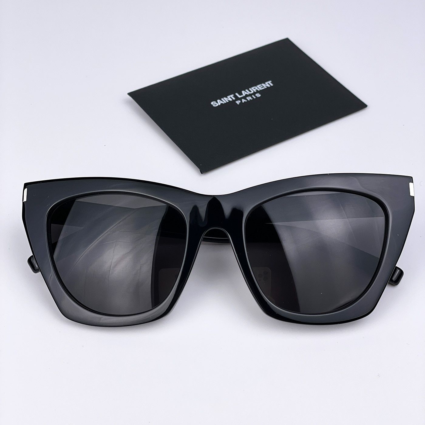 Saint Laurent Paris NEW Saint Laurent SL214 KATE 001 Cat Eye Women Sunglasses Size ONE SIZE - 2 Thumbnail