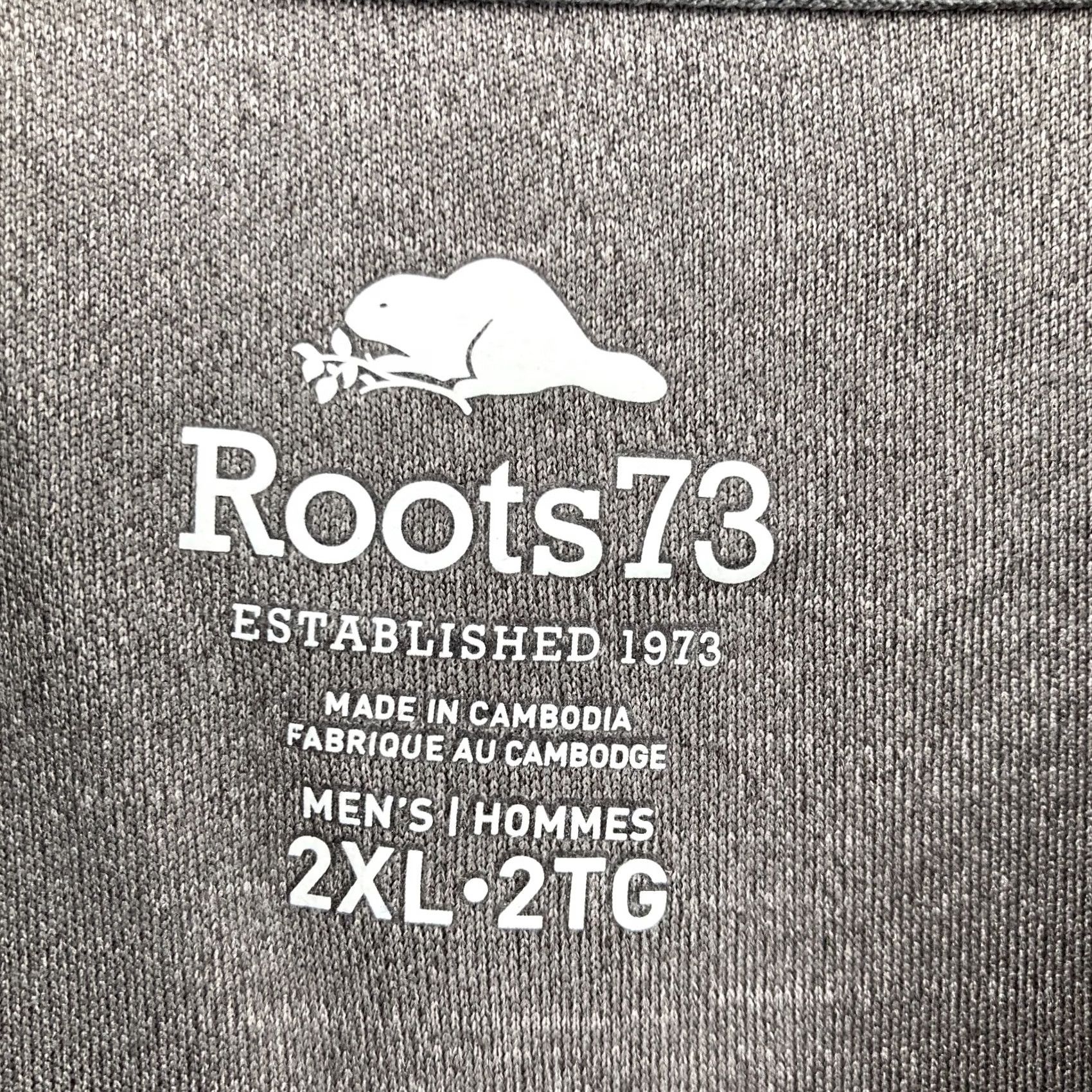 Roots Roots 73 Rapid Lake SS Polo Shirt Mens 2XL Charcoal Gray Forescout Logo NWT Size US XXL / EU 58 / 5 - 5 Thumbnail