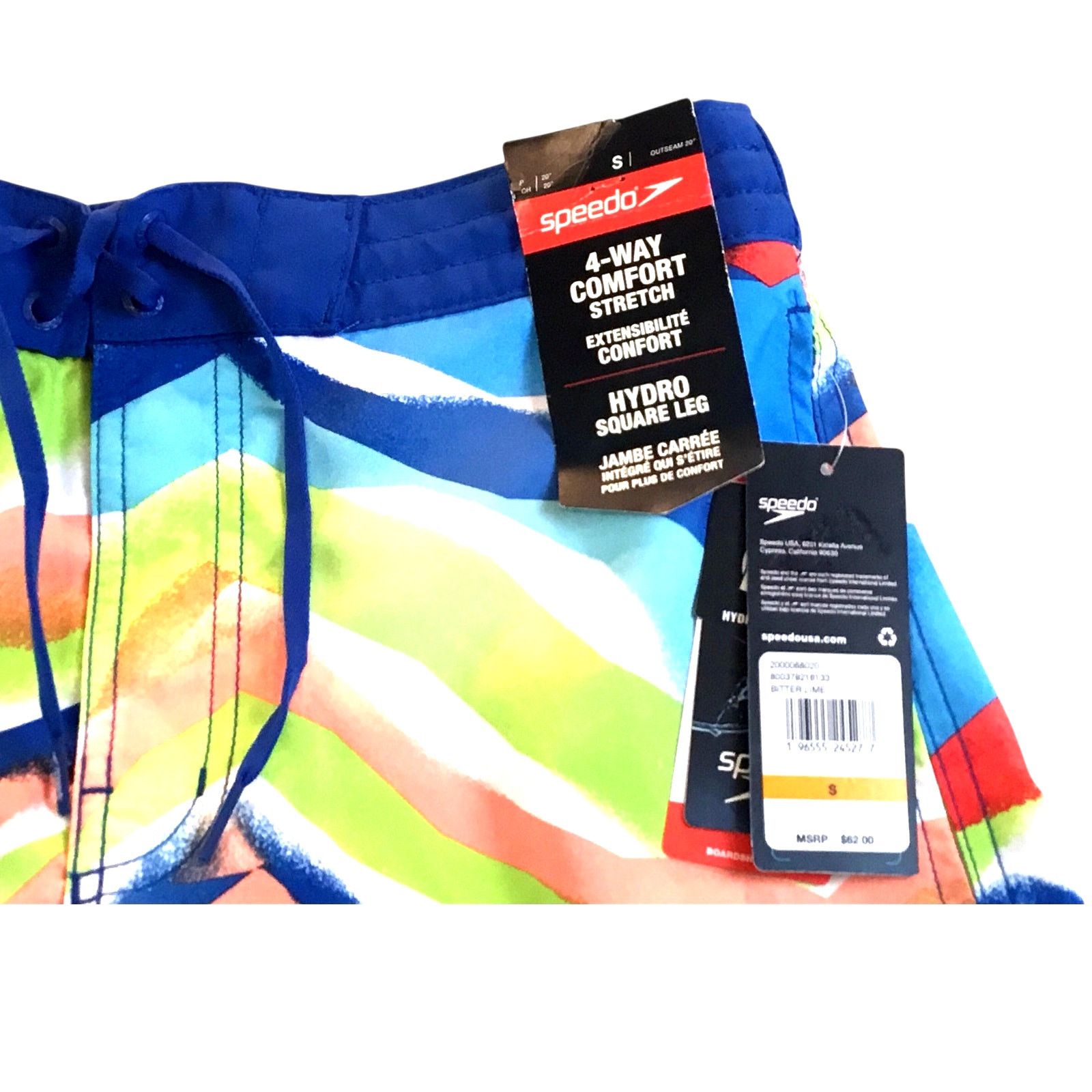 Speedo Speedo BoardShorts Swim Trunks Small Multi-Color NWT $62.00 Size US 30 / EU 46 - 3 Thumbnail