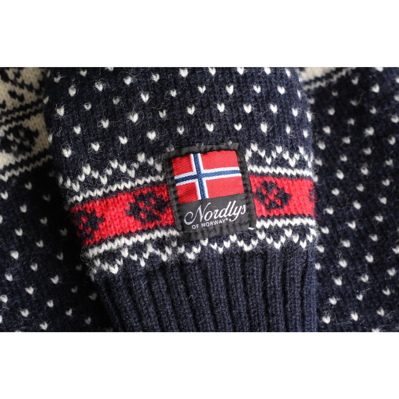 Vintage VINTAGE NORDLYS Jacket Men XS Fair Isle Lined Wool Mid-Length Multicoloured Wool Zip Regular Casual Size US XS / EU 42 / 0 - 6 Thumbnail