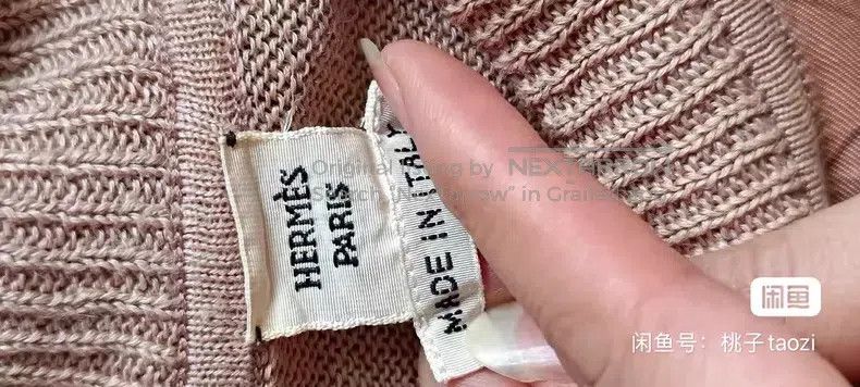 Hermes Hermes Silk twill and knit short-sleeved top Size XS / US 0-2 / IT 36-38 - 7 Thumbnail