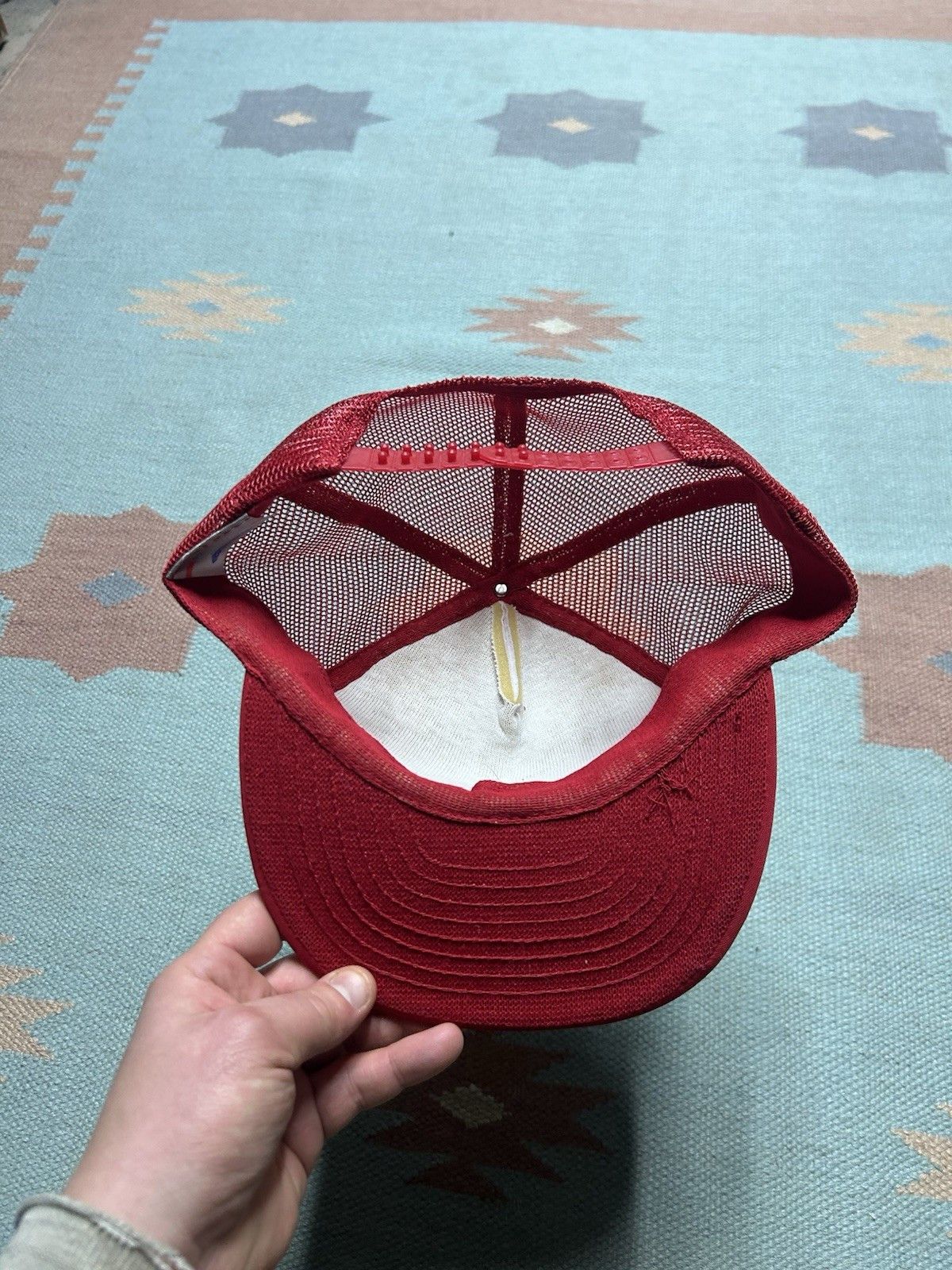 Vintage trucker hat WJRT TV ABC flint Saginaw bay city Michigan news Size ONE SIZE - 5 Thumbnail