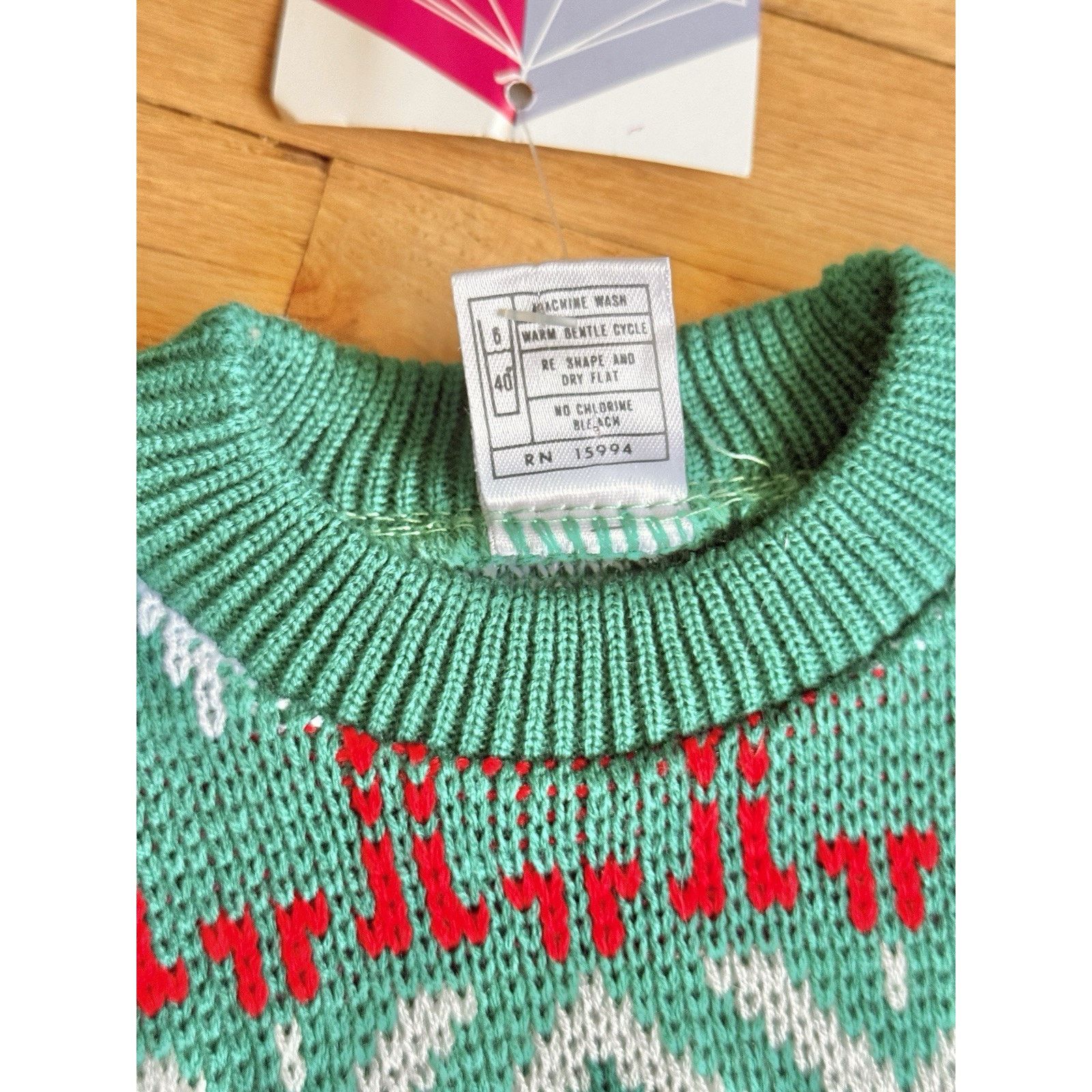 Other Vintage NWT 90s Kid Toddler RARE Sweater 4T Judy Philippine Size XXS / US 00 / IT 34 - 7 Thumbnail
