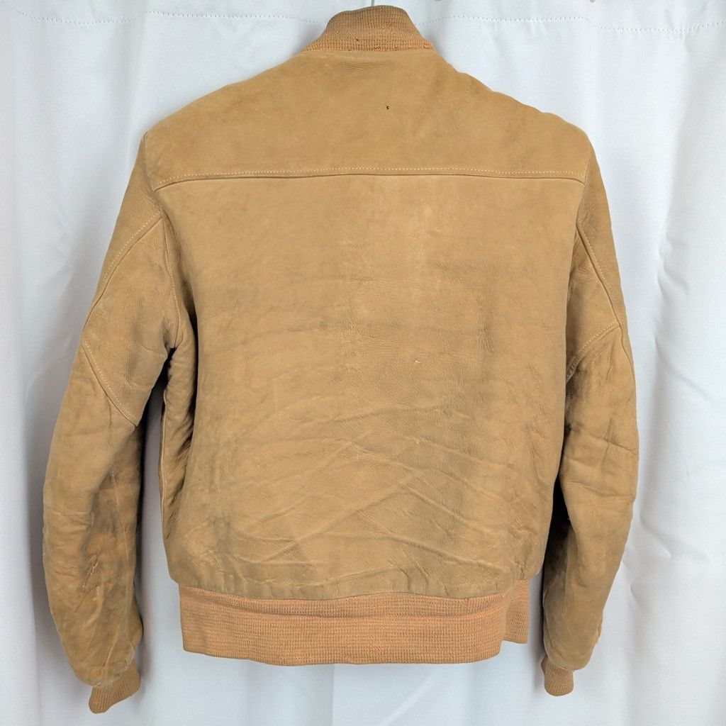 Vintage True Vintage Nubuck Leather Bomber Jacket Size US XS / EU 42 / 0 - 11 Thumbnail