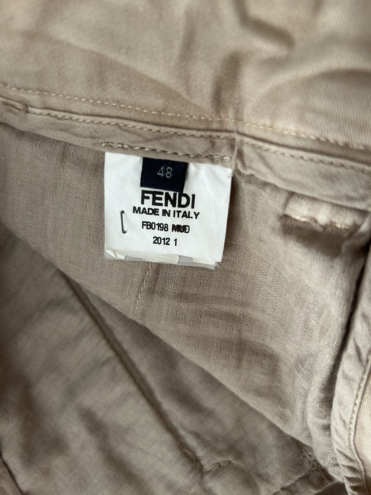 Fendi Fendi chino straight pants Size US 38 / EU 54 - 8 Thumbnail