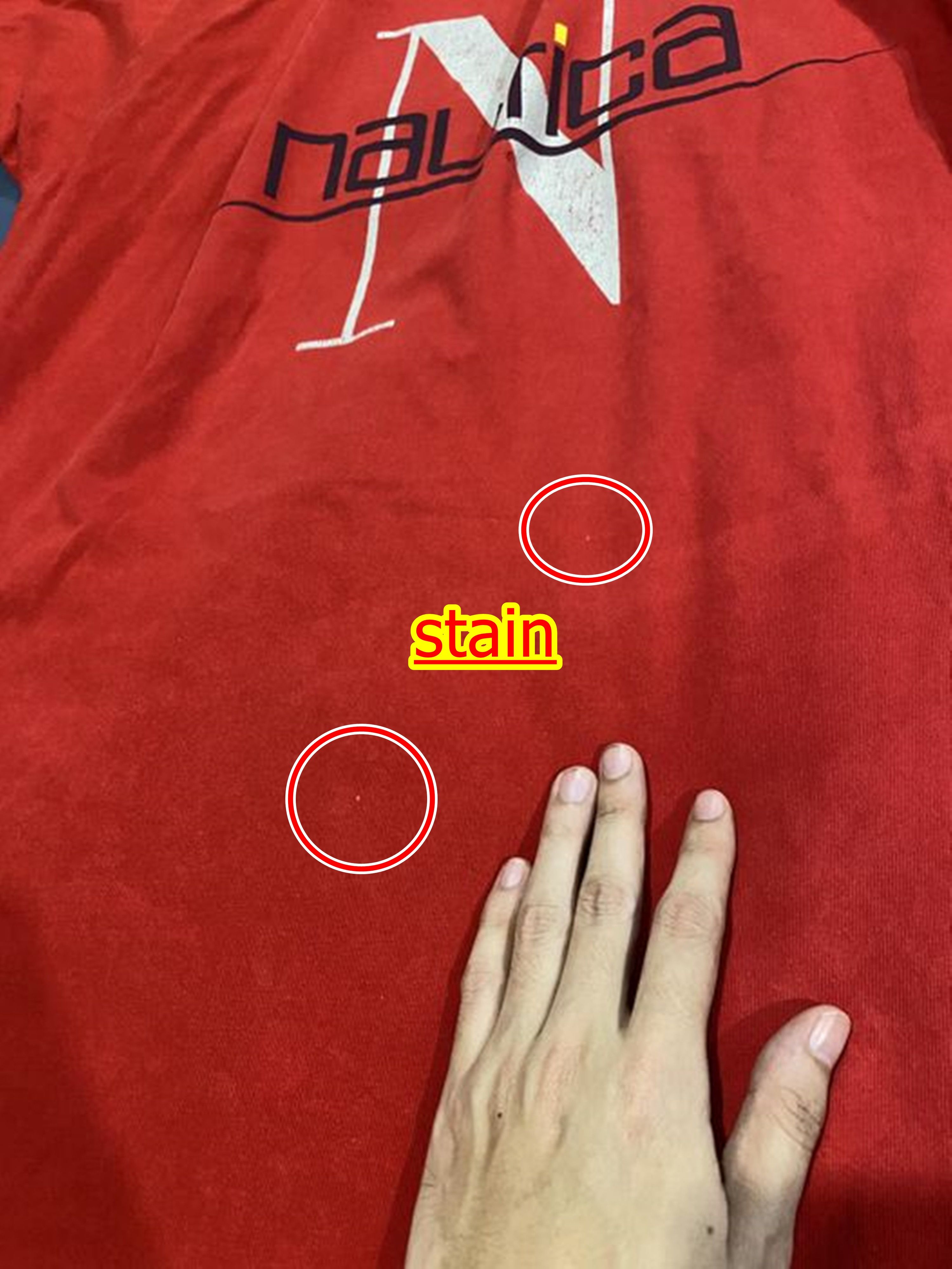 Nautica × Vintage Vintage 90s Nautica Spell Out T-shirt Size US XL / EU 56 / 4 - 6 Thumbnail
