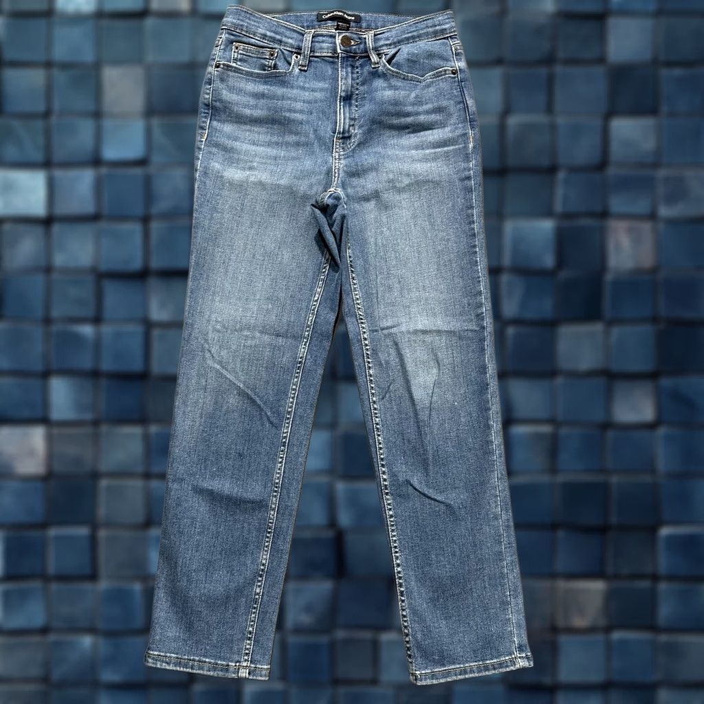 Calvin Klein Calvin Klein Jeans Womens 26 Blue High Rise Slim Denim Repreve EUC Size 26" / US 2 / IT 38 - 1 Thumbnail