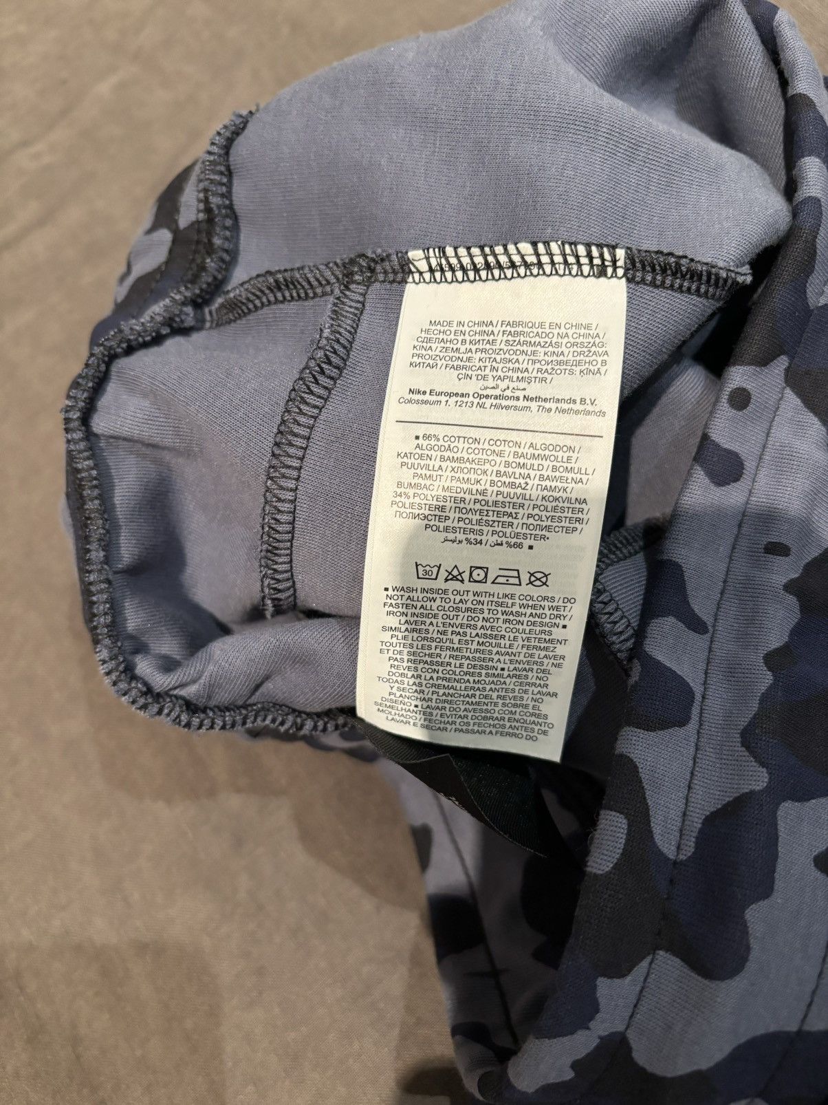 Nike Nike blue camo tech fleece hoodie + pants + shorts Size US S / EU 44-46 / 1 - 17 Thumbnail