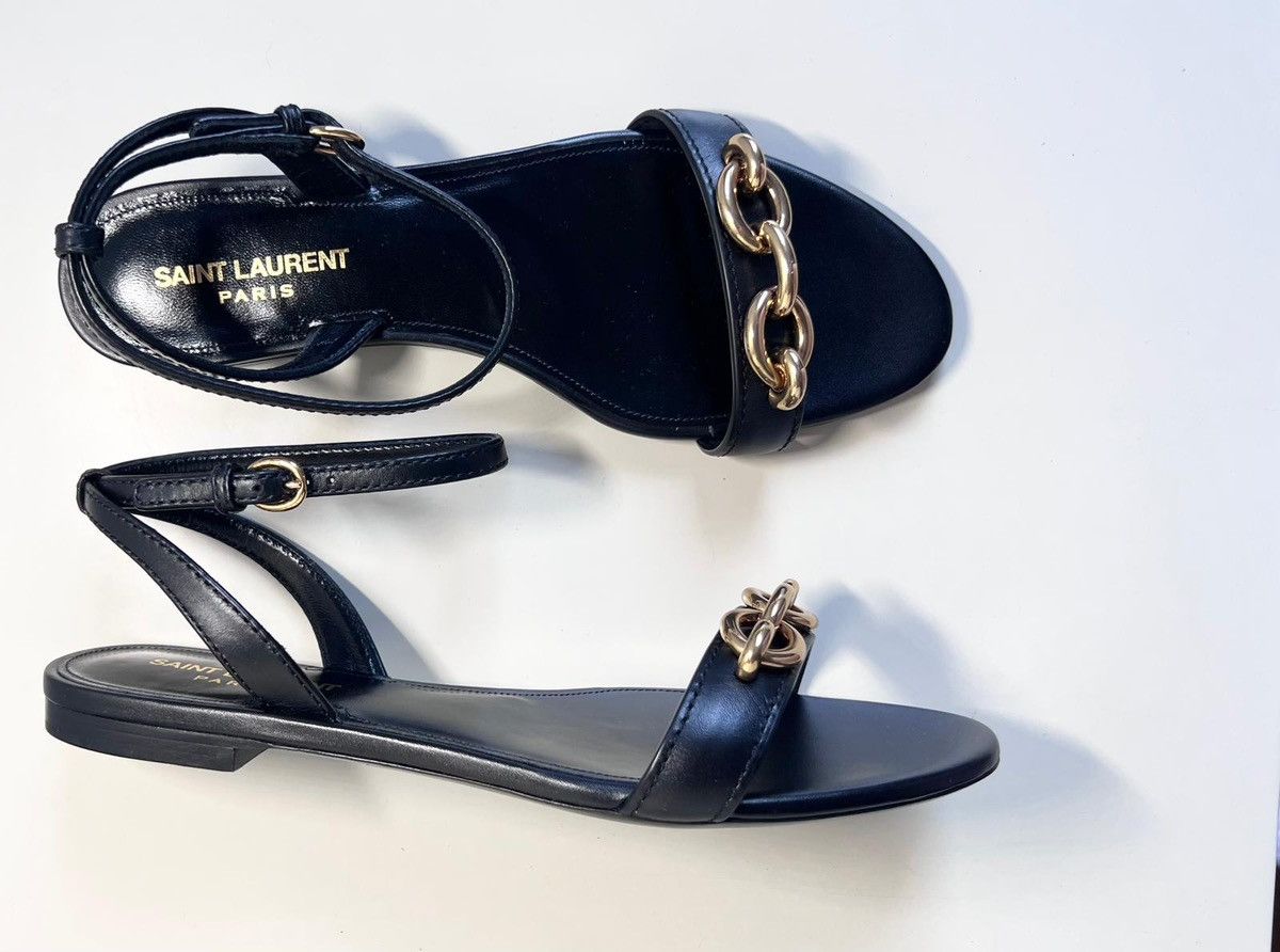 Saint Laurent Paris New Saint Laurent Maillon women flat sandals IT 38/US 8/UK 5 Size US 8 / IT 38 - 6 Thumbnail
