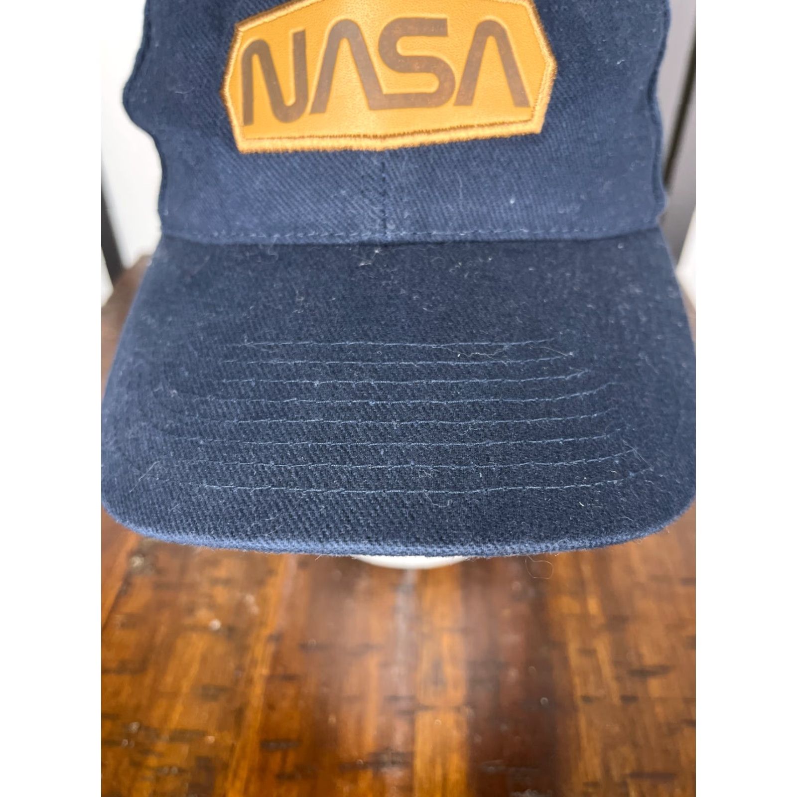 NASA NASA Hat Cap Strapback Adult One Size Blue Cotton Twill Space And Rocket Logo Baseball Cap Mens Modern Casual Vintage No N/A Size ONE SIZE - 3 Thumbnail