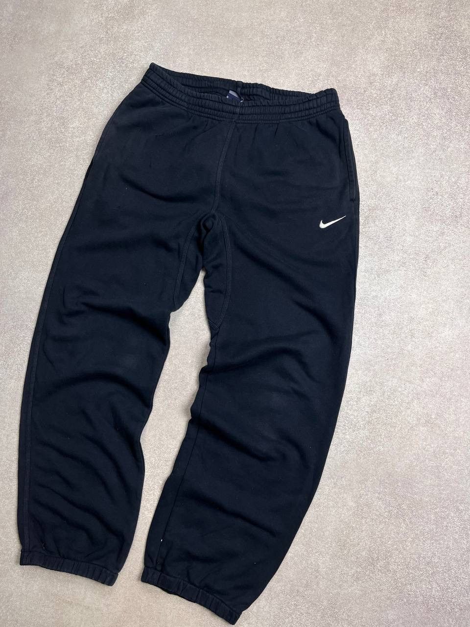 Nike × Vintage Vintage Nike Swoosh Baggy Cotton Trackpants Y2K 32 Size US 32 / EU 48 - 2 Thumbnail