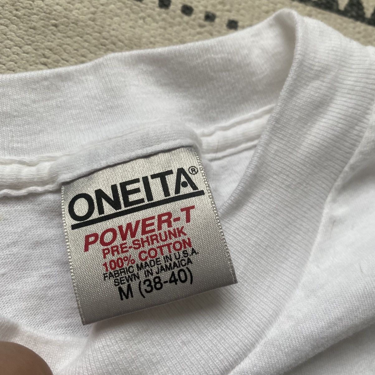 Vintage 🐺 Vintage 90s Animal Wolf tee Wolves Oneita USA Size US S / EU 44-46 / 1 - 7 Thumbnail