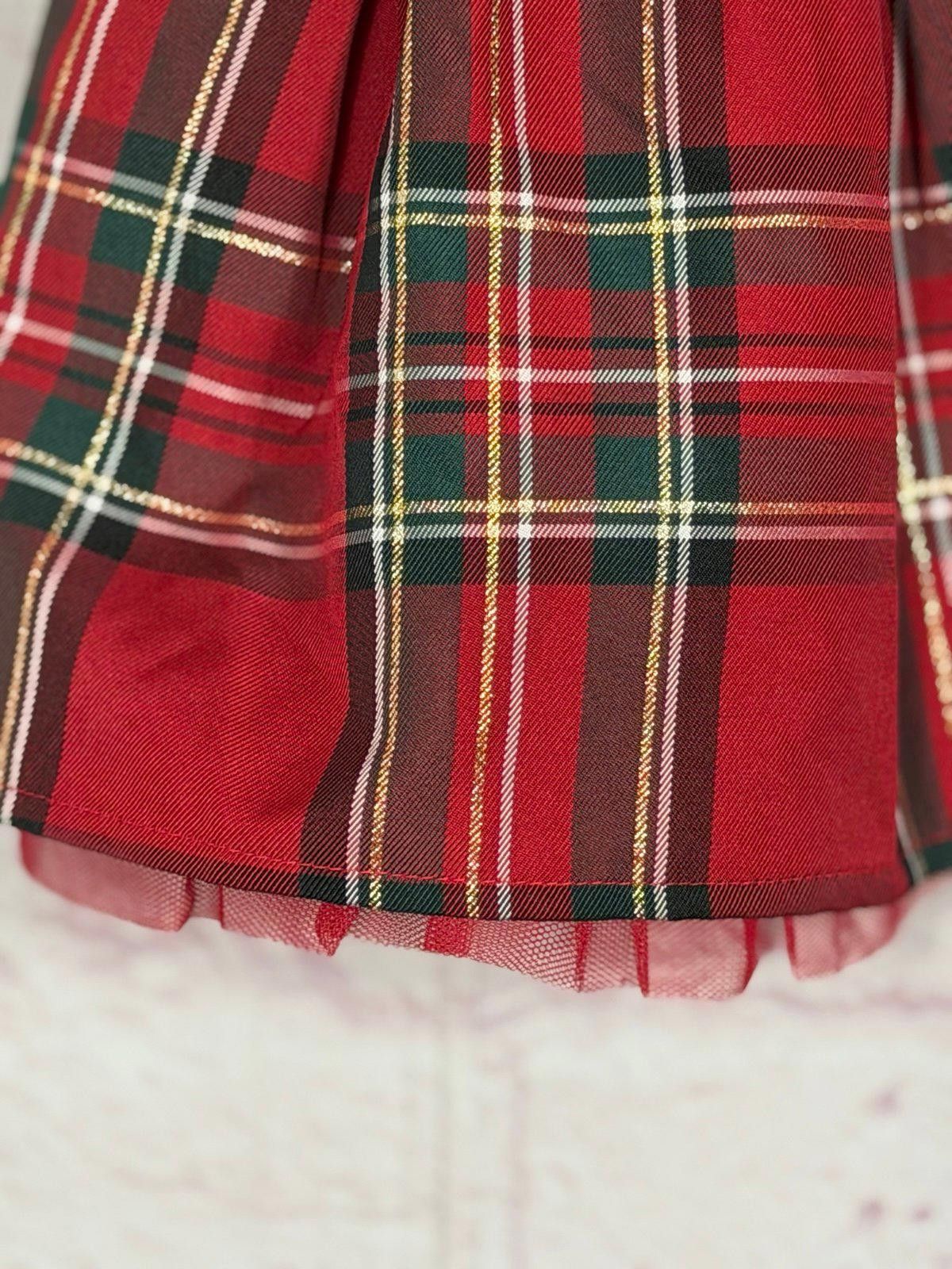 Other The Children's Place 2T Plaid Holiday Dress NWT Size ONE SIZE - 3 Thumbnail