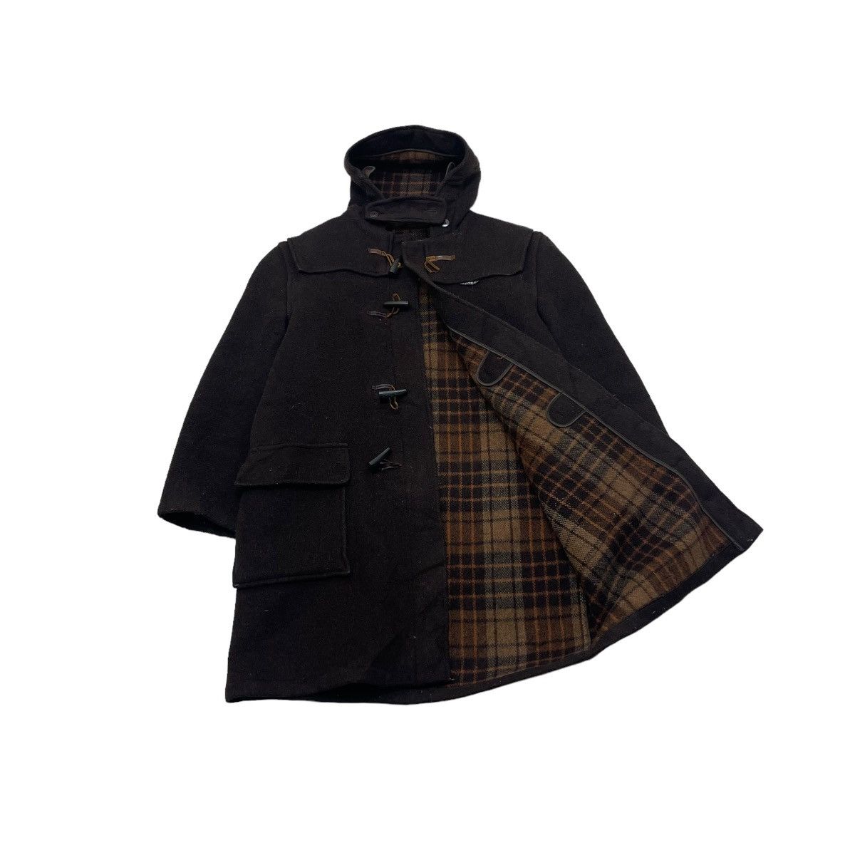 Designer × Gloverall 💥Vtg Gloverall Duffle Heavy Coat Jacket Made In England Size US M / EU 48-50 / 2 - 1 Thumbnail