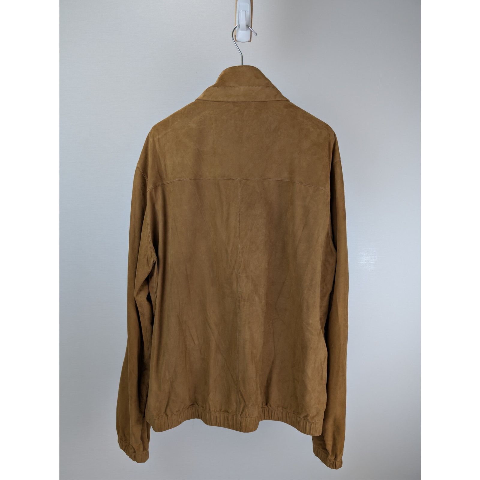 Loro Piana o1rshd1 Bomber Lowered Jacket in Camel Size US XL / EU 56 / 4 - 11 Thumbnail