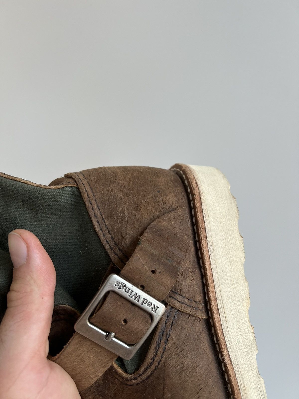 Red Wing × Vintage Vintage Red Wing 2980 Suede Brown Boots Shoes Size US 5 / EU 37 - 8 Thumbnail