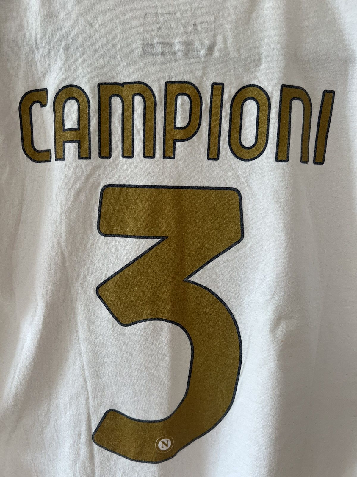 Emporio Armani EA7 Napoli 22/23 T-shirt Campioni maglia italy soccerjersey Size US L / EU 52-54 / 3 - 12 Thumbnail