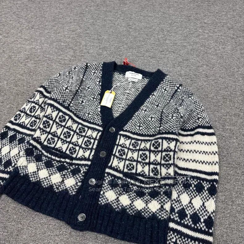Thom Browne Thom Browne Fair Isle Wool Knit Cardigan Size US S / EU 44-46 / 1 - 3 Thumbnail