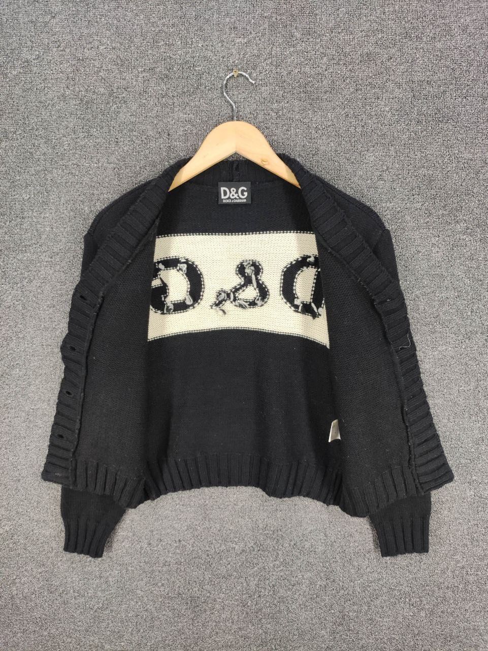 Dolce & Gabbana Dolce & Gabbana Spell Out Knit Jacket Size S / US 4 / IT 40 - 3 Thumbnail