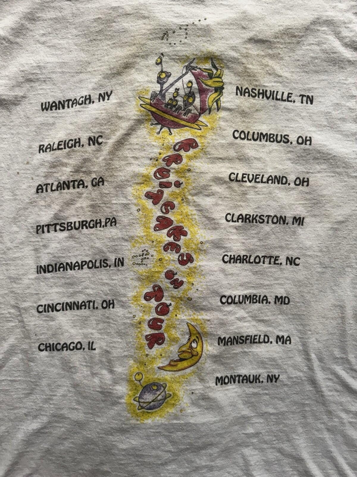 Vintage Vintage Jimmy Buffett Fruitcakes On Tour 1994 Giant Shirt L Size ONE SIZE - 7 Thumbnail